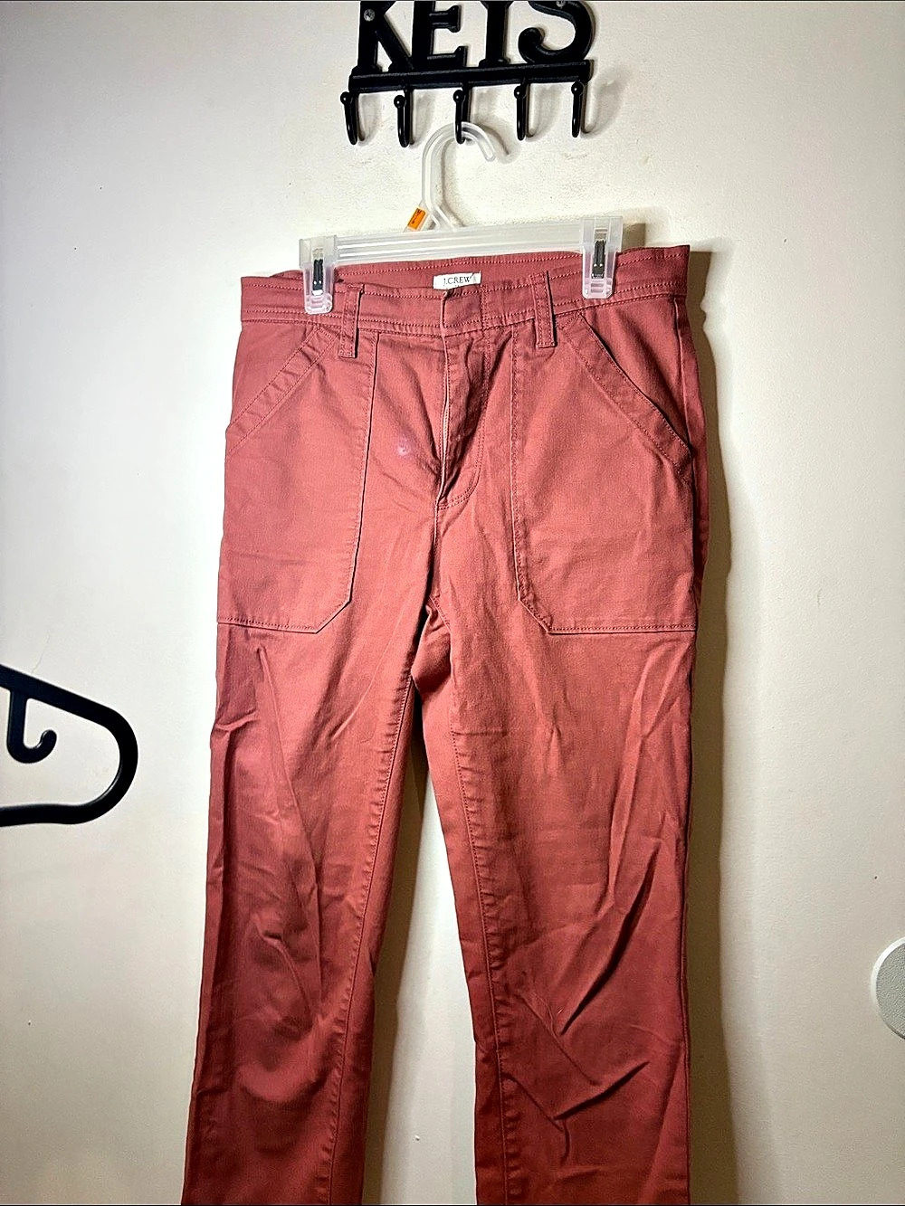 J.Crew Utility-pocket pant Straight-Leg Pants in Red